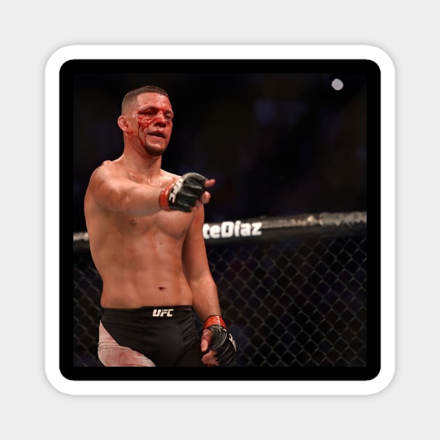 Nate Diaz 'The Stockton Slugger' Magnet by Fit-Flex