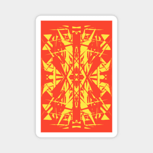 KALEIDOSCOPIC:YELLOW AND ORANGE Magnet