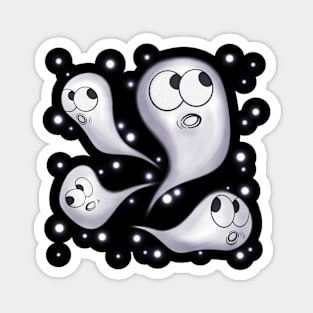 Ghosts & Glowing Dots Magnet