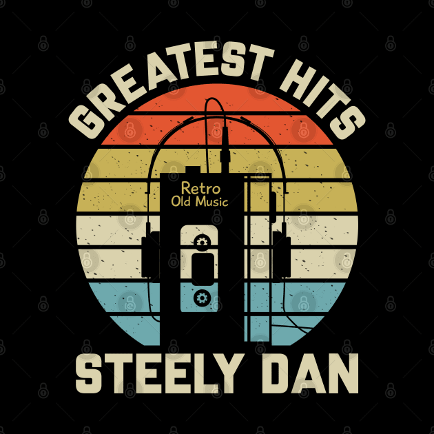 Greatest Hits Steely Dan by Dinosaur Mask Store