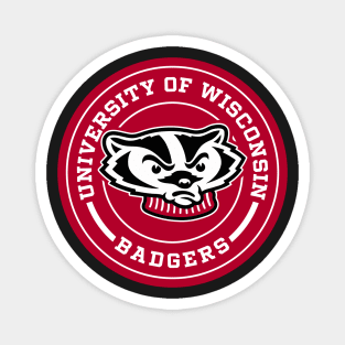 UW - Madison Circle Magnet