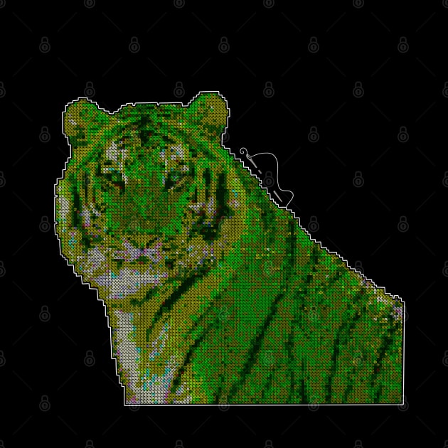 Cross Stitch Tiger by The Craft ACE