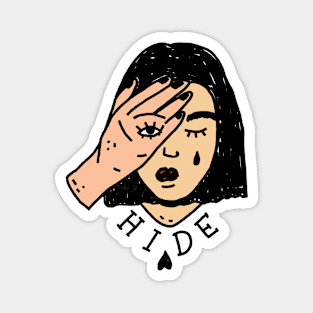 -Hide- 2020 Inktober Collection Magnet