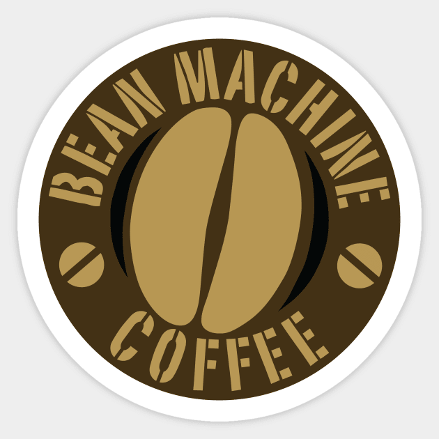 Bean Machine Coffee House Grand Theft Auto Sticker TeePublic