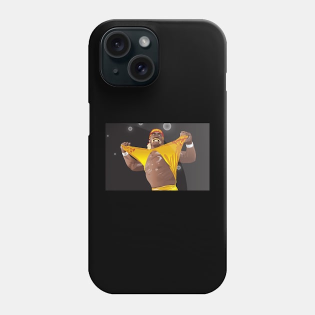 hulk hogan Phone Case by Bishop Graphics