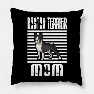 Boston Terrier Mom Proud Dogs Pillow