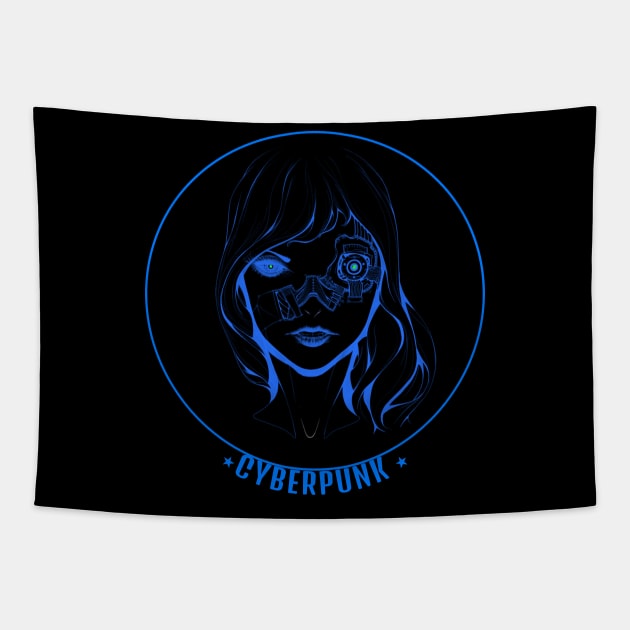 Cyber Punk Tapestry by Cyber Club Tees