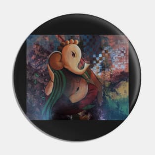 Abstract Ganesh Pin