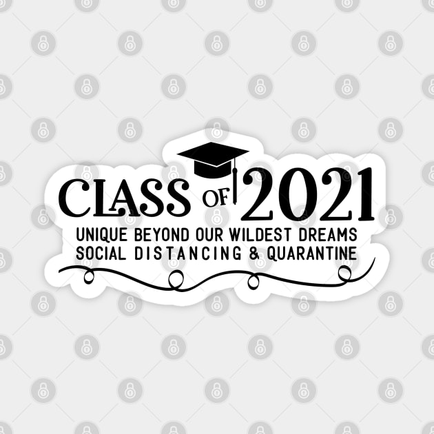 Class of 2021 Magnet by TreetopDigital