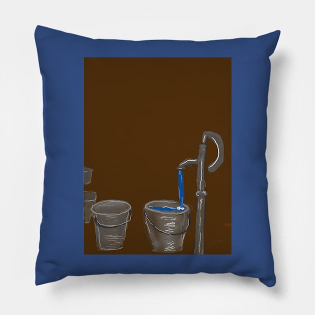 Haul Water! Pillow by DancingCreek