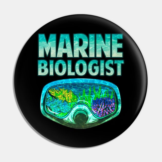 Awesome Marine Biologist Underwater Biology Pin by theperfectpresents