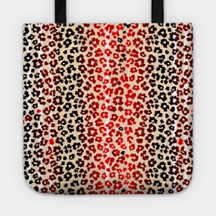 Colourful gradient unique flowers leopard stripes abstract modern 256 Pattern Tote