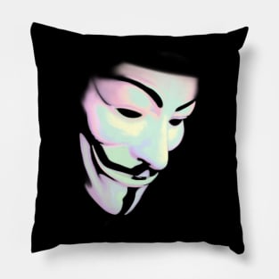 V for Vendetta Guy Fawkes Mask Pillow