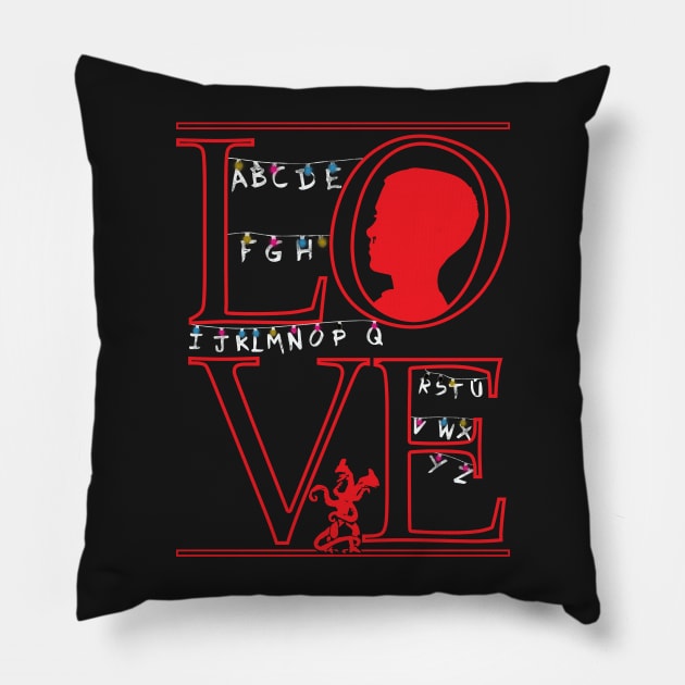 Love Text Pillow by ajzafar