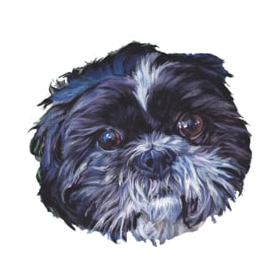 Shih Tzu Fine Art Painting T-Shirt