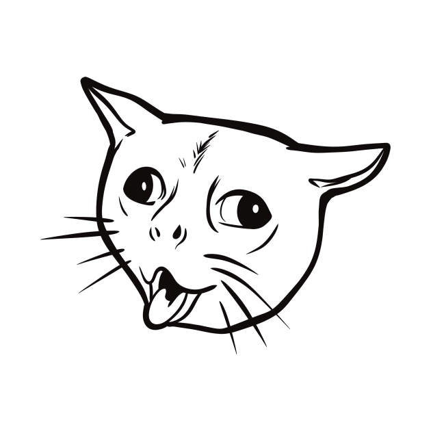 Coughing Cat Meme by Art of Aga