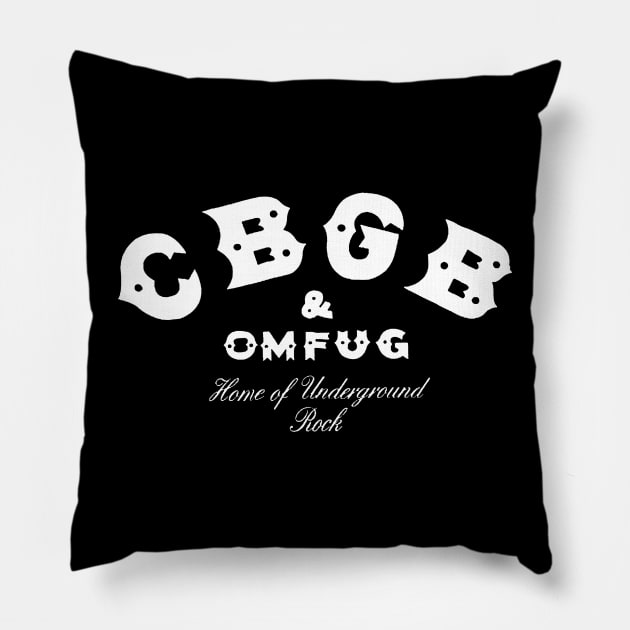 CBGB Pillow by gulymaiden