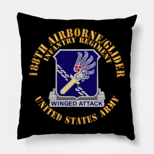 188th Airborne - Glider Infantry Regiment - DUI X 300 Pillow