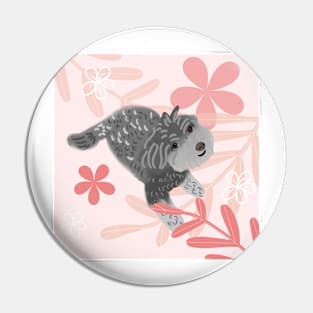 Flower Maltipoo Pin