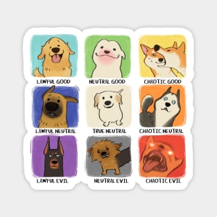 Doggo Alignment Chart Magnet