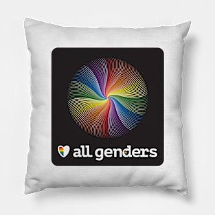 Love all genders Pillow