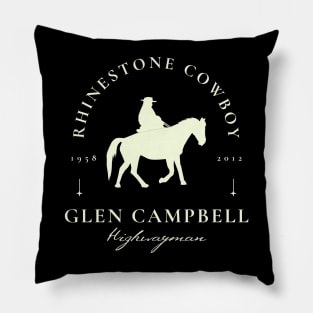 Glen Campbell - Rhinestone Cowboy // Fan Art designs Pillow