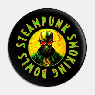 Vintage Steampunk Smoking Bowls Pin