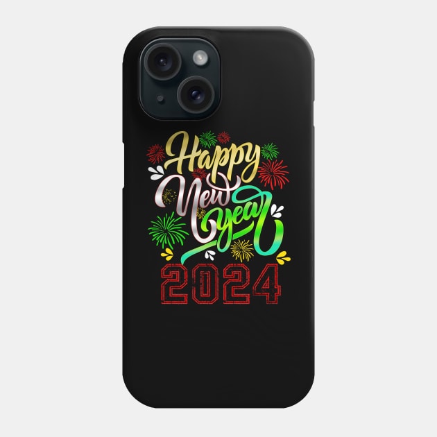 New Years Eve Party 2024 Christmas 2023 Happy New Year Xmas Phone Case by Gendon Design