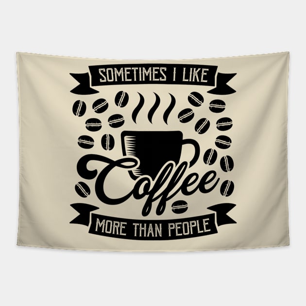 Motivation Coffee I Like Tapestry by Saldi