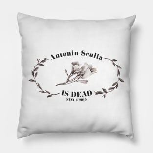 Scalia Since 2016 - Black Text Pillow