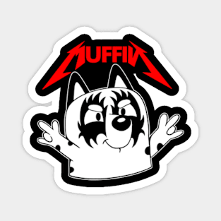 Muffin Bluey Metal Magnet