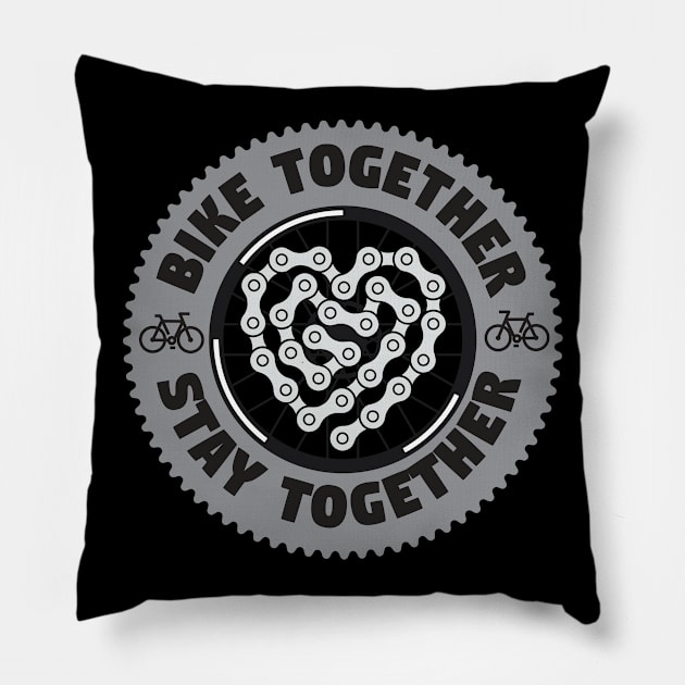 bike Pillow by CurlyDesigns