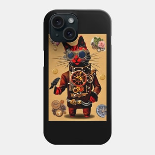 Silas! The Steampunk Kitten Phone Case