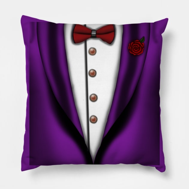 Man's Suit Pillow by golden