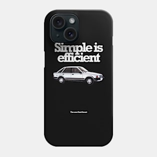 FORD ESCORT - SIMPLE IS EFFICIENT Phone Case