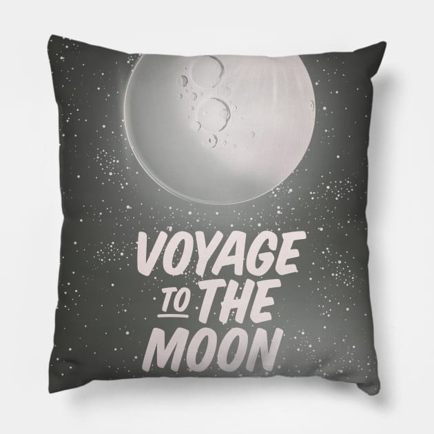 Voyage to the Moon Pillow by nickemporium1