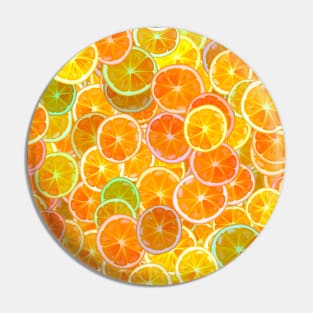 Orange Fruit Pin