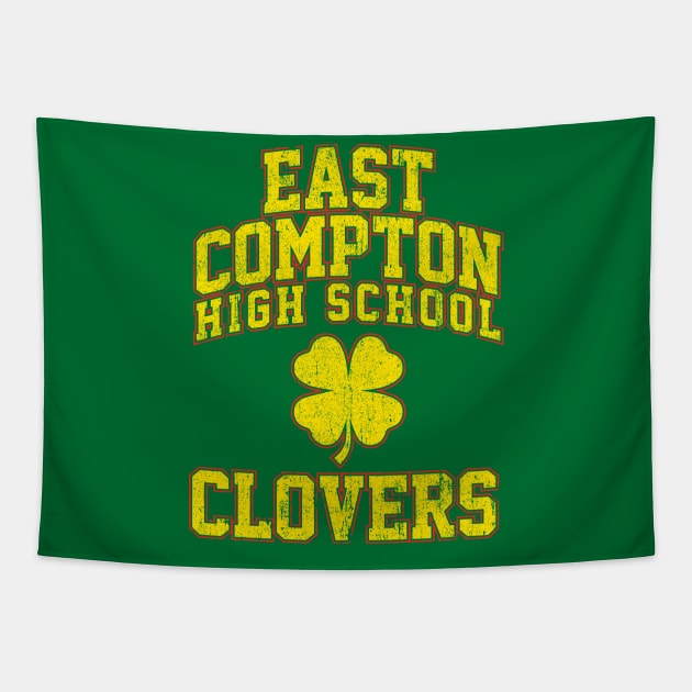 East Compton High School Clovers Tapestry by huckblade