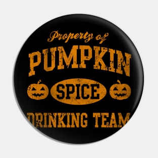 Pumpkin Spice Drinking Team Pin