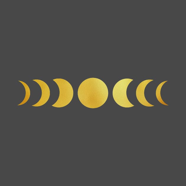 Gold Moon Phase by Camelina