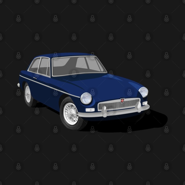 MGB GT Design -Navy by NickShirrell