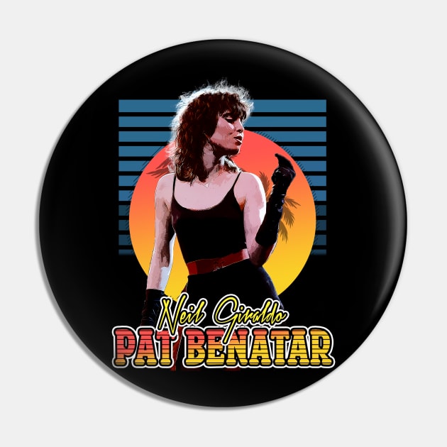 Retro Flyer Style Pat Benatar Fan Art Design Pin by Now and Forever