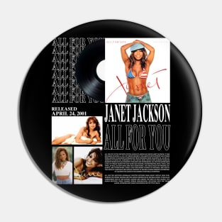 Janet Jackson Vintage Tour Concert Pin