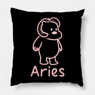 Aries Bear Cute 1 Pillow