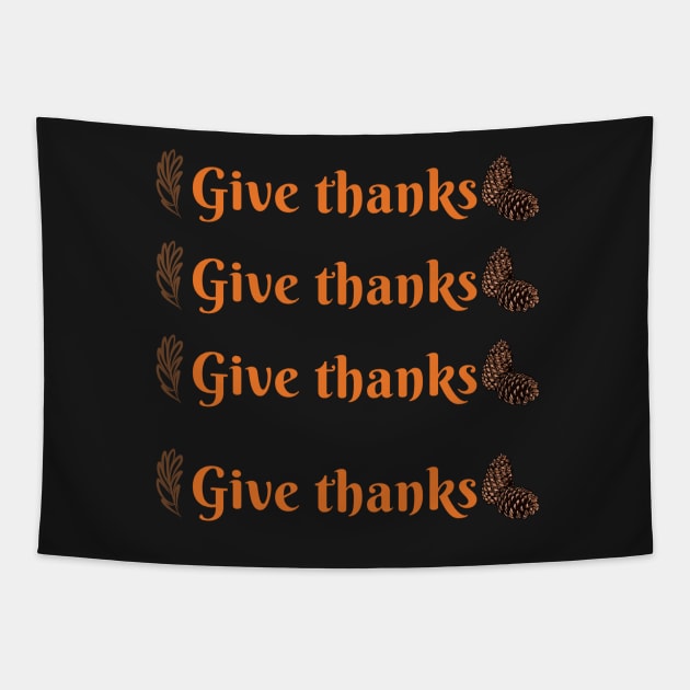 Give Thanks sticker pack 4 pieces Tapestry by RavenRarities