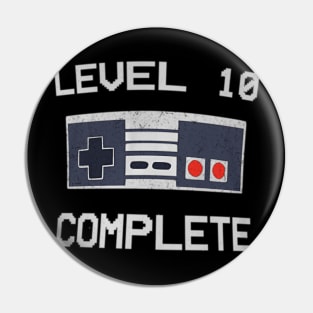 Level 10 Complete Pin