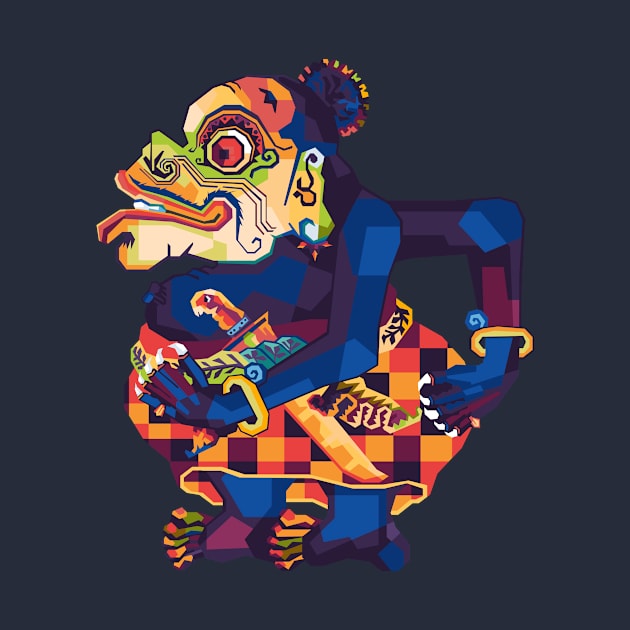 Bagong WPAP Puppet Character by Tupai Art