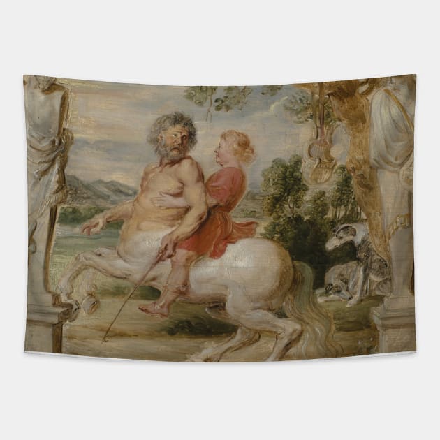 Achilles Educated by the Centaur Chiron by Peter Paul Rubens Tapestry by Classic Art Stall