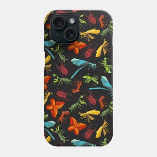 Colorful Insects Seamless Pattern Phone Case