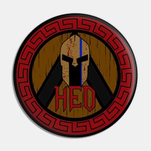 HED Spartan Shirt Pin